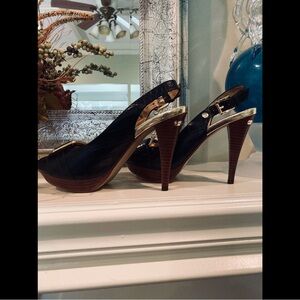 MICHAEL Michael Kors Peep Toe Platform Stilletos